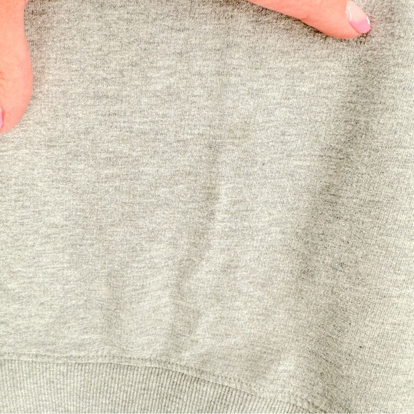 Lucky Brand Gray Sweatshirt with White Floral Design - Picture 2 of 4